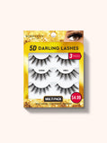 5D Darling Lashes - 3 Pairs ELDM08 EMBLA